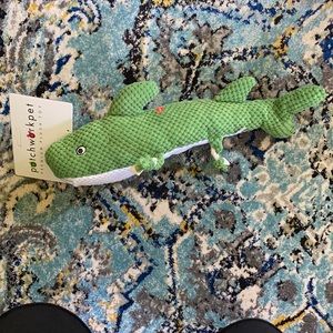 Patchwork Pet Shark Dog toy